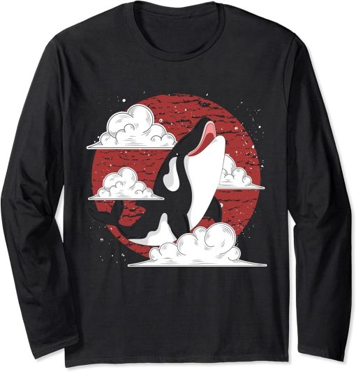 Killer Whale Lover Ocean Animal Sea Animal Lover Orca Long Sleeve T-Shirt